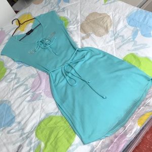 Bebe Blue Dress Size Small